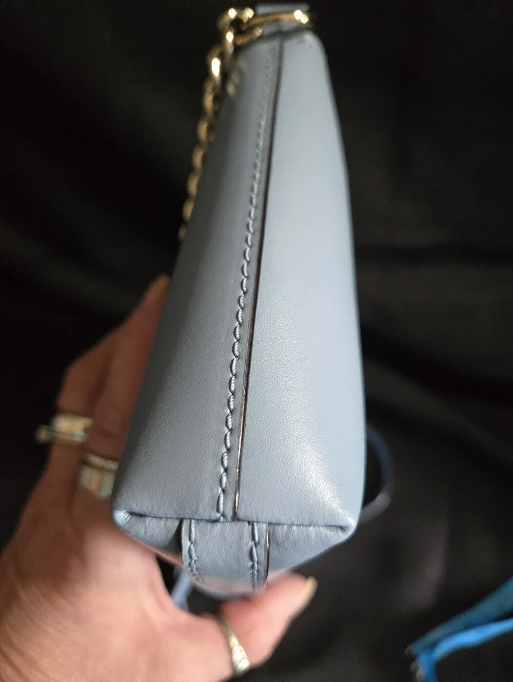 kate spade Sawyer Street Light Blue Bow Crossbody NWT